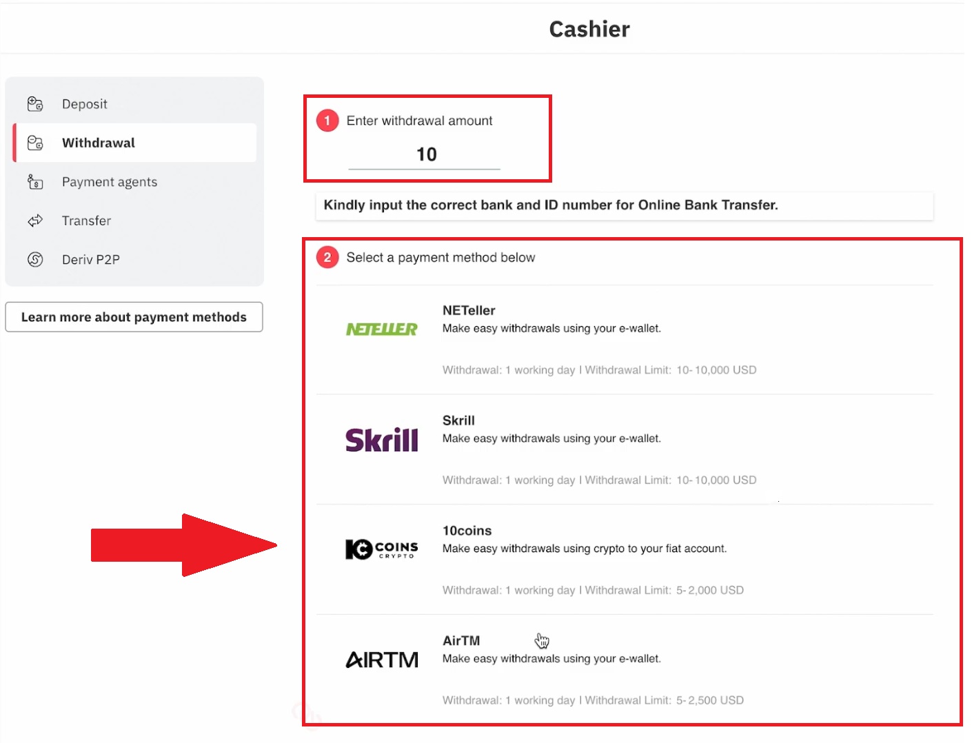 Deriv Account Withdrawal 2026: Step-by-Step Guide, Fees & Processing Time