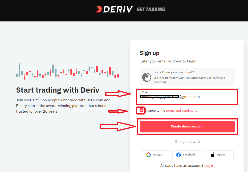 Daftar dan Setor Deriv: Buat Akun Anda dan Danai