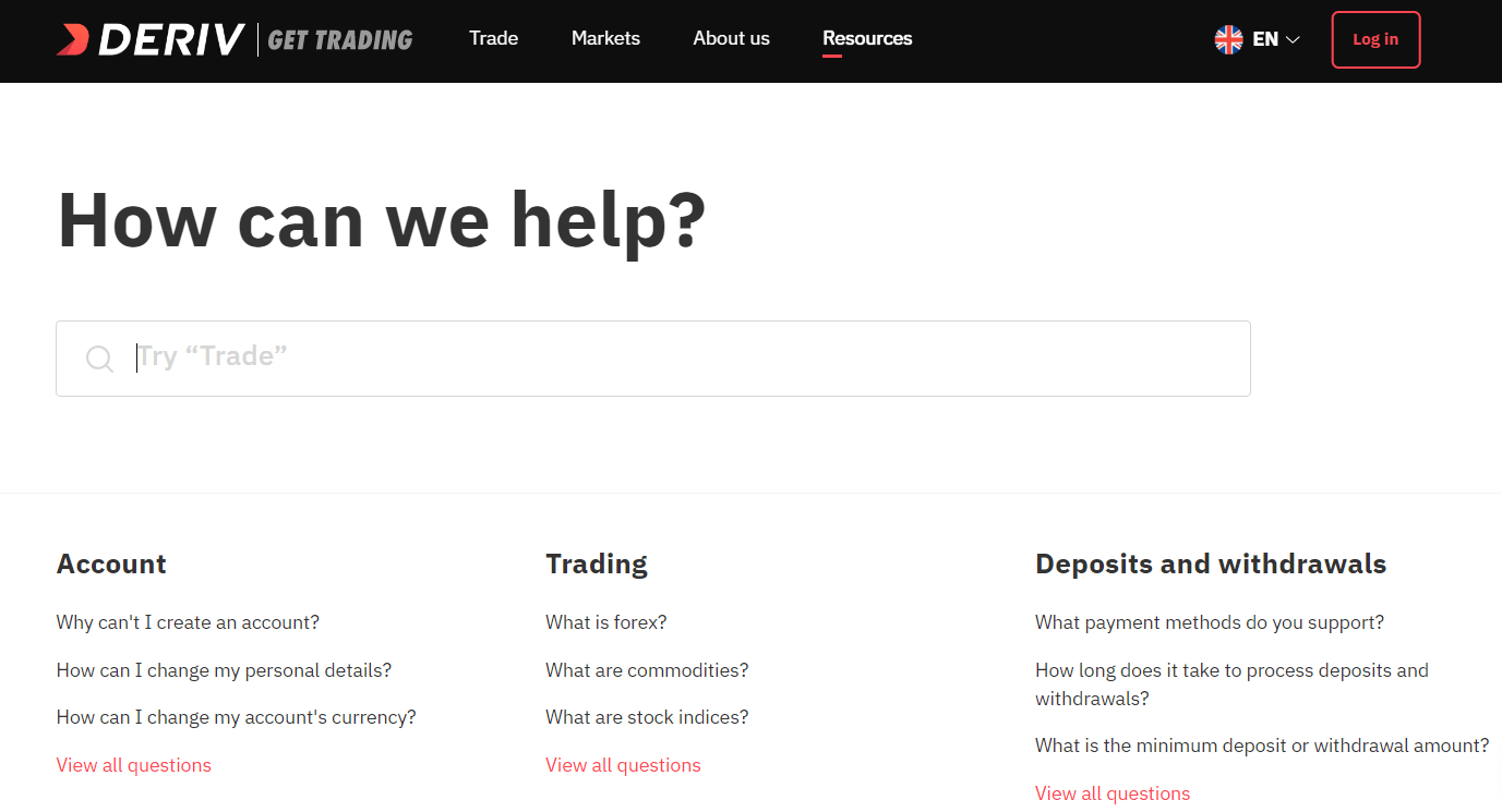 Deriv सहायता से कैसे संपर्क करें