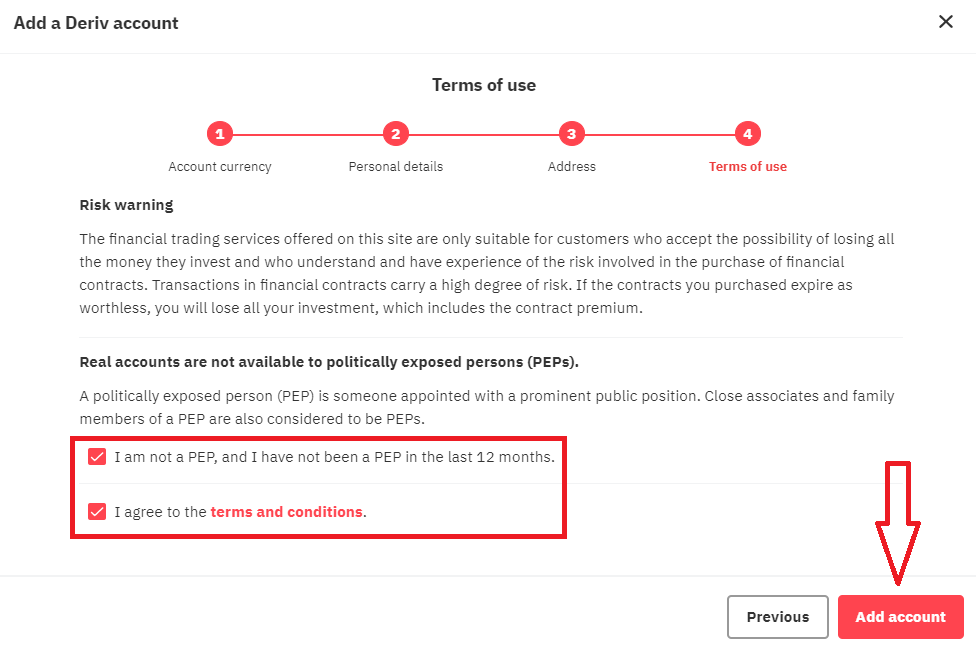 How to Open a Trading Account in Deriv