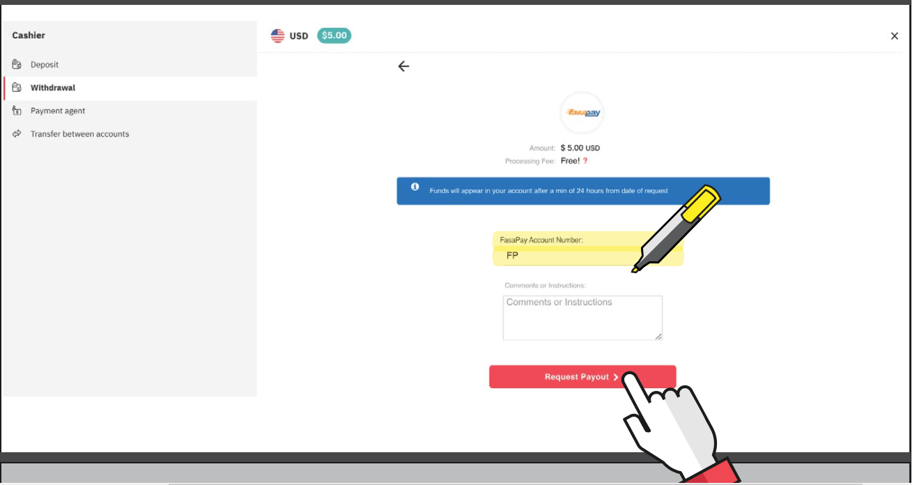 Conas Cuntas a Oscailt agus Airgead a Aistarraingt ag Deriv