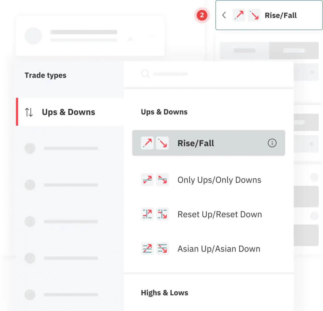 Deriv پر بائنری اختیارات کو رجسٹر اور تجارت کرنے کا طریقہ