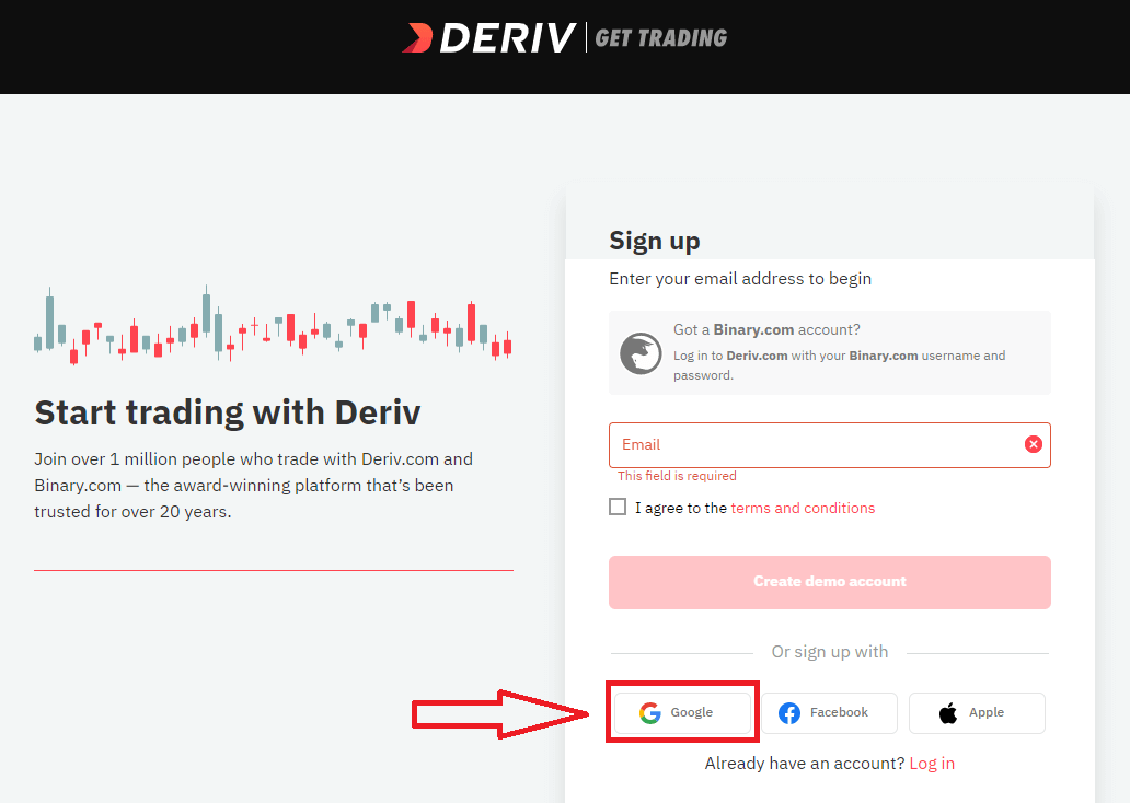 Deriv میں ملٹیپلرز کو رجسٹر اور تجارت کرنے کا طریقہ