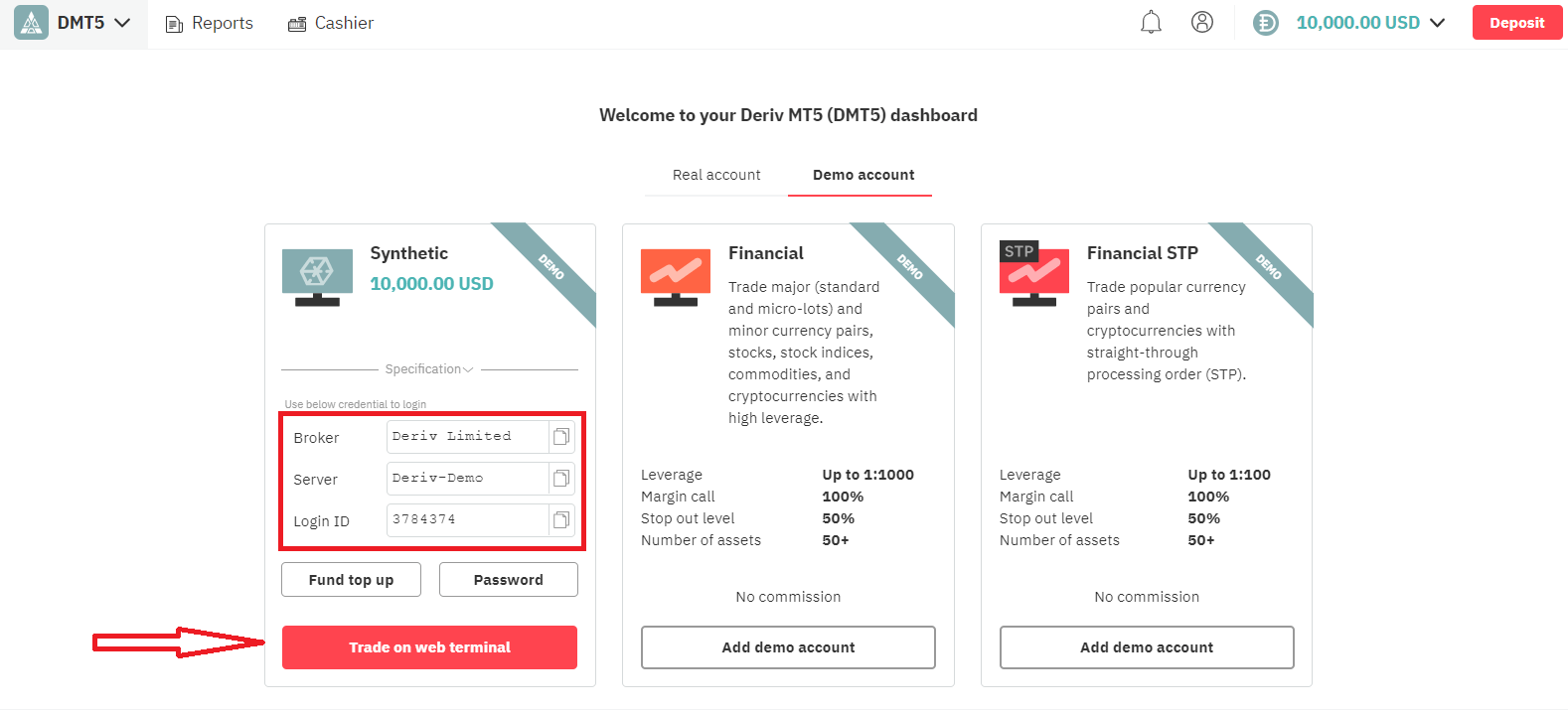 How to Trade Forex/CFDs in Deriv MT5