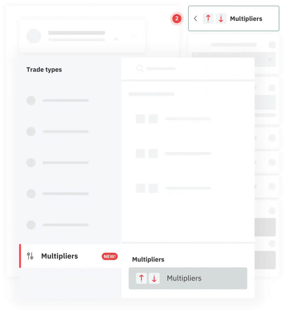 Deriv میں ملٹیپلرز کی تجارت کیسے کریں